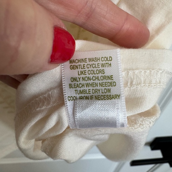 Embroidered Cream Top - Picture 8 of 11